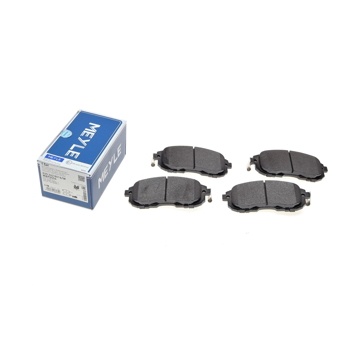Колодки гальмівні (передні) Renault Latitude/Nissan Juke/Cube 09-/Tiida 07-12/Suzuki SX4 06- Meyle