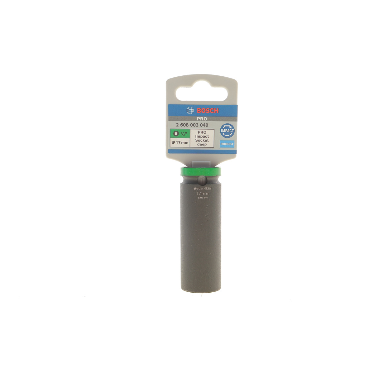 Головка торцева ударна PRO 1/2" 17 мм Long Bosch
