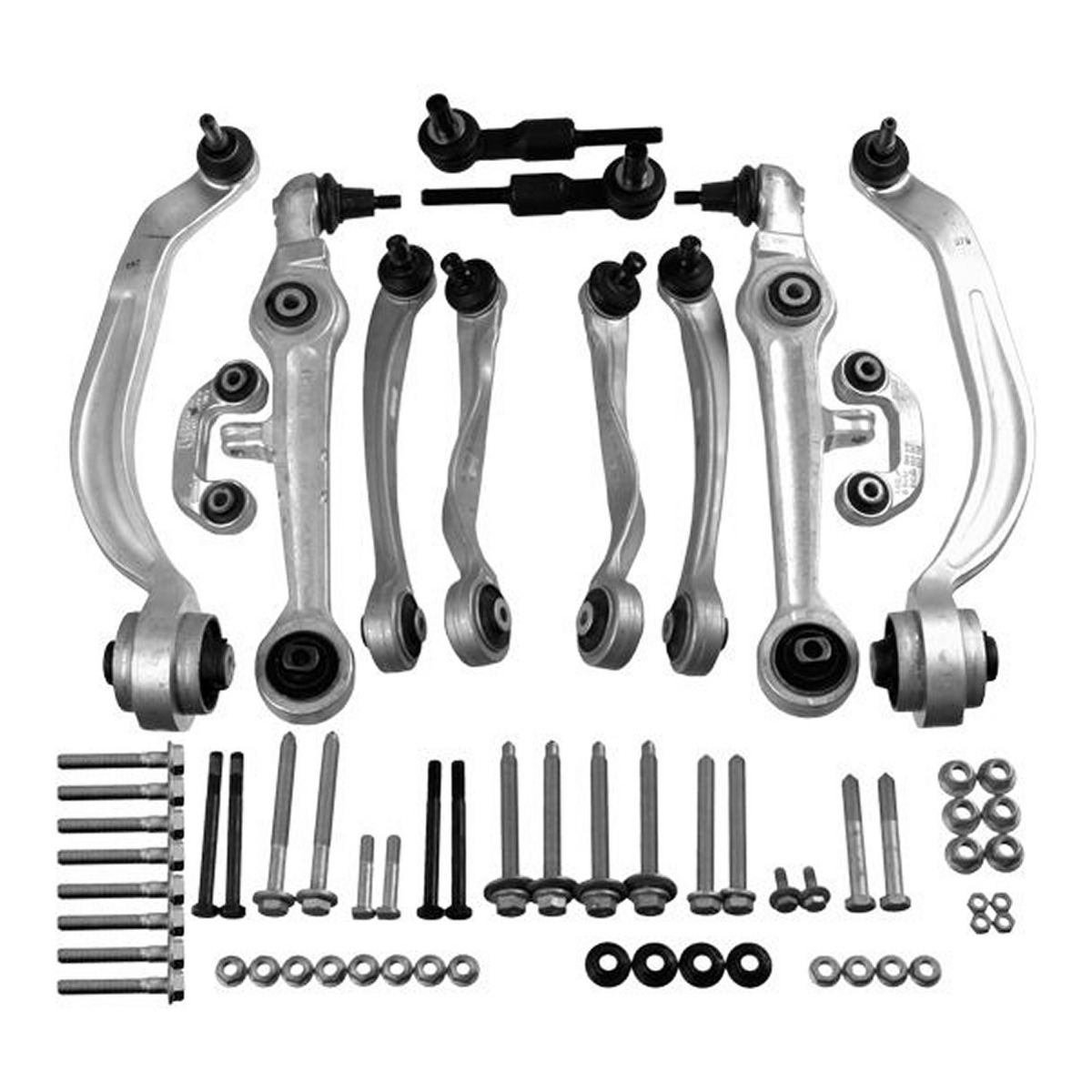 Комплект важелів підвіски (передньої) Audi A4 94-01/A6 97-05/VW Passat 96-00 (товстий палец) Lemforder