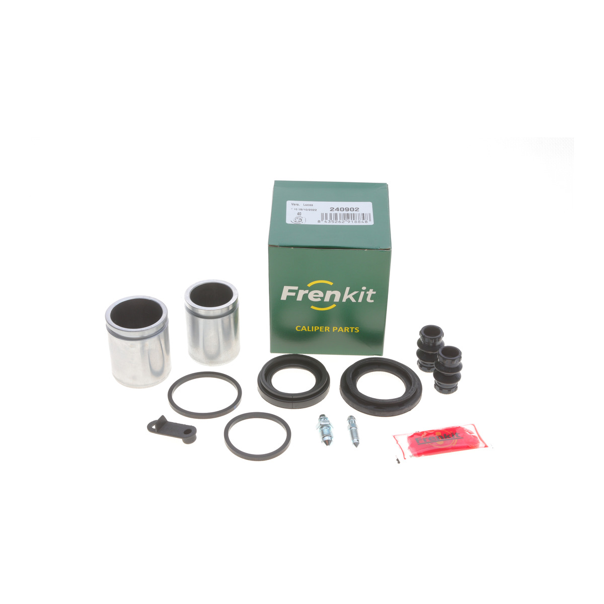 Ремкомплект супорта (переднього) Renault Trafic 01- (d=40/45mm) (+2 поршня) (Lucas) Frenkit