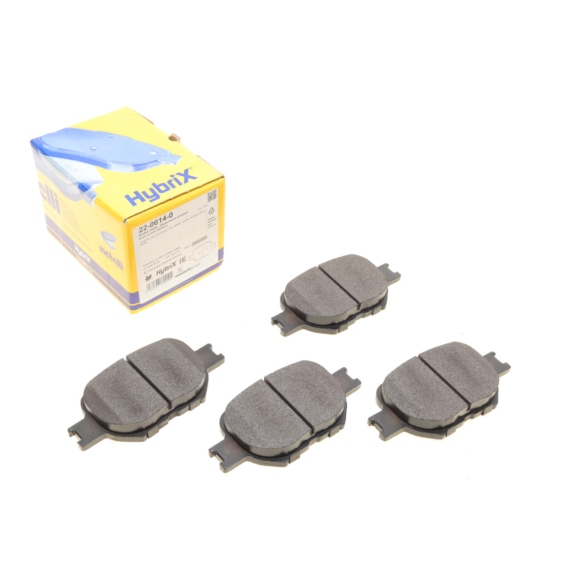 Колодки гальмівні (передні) Toyota Corolla 01-07/Matrix 02-04/Celica 99-05 Metelli