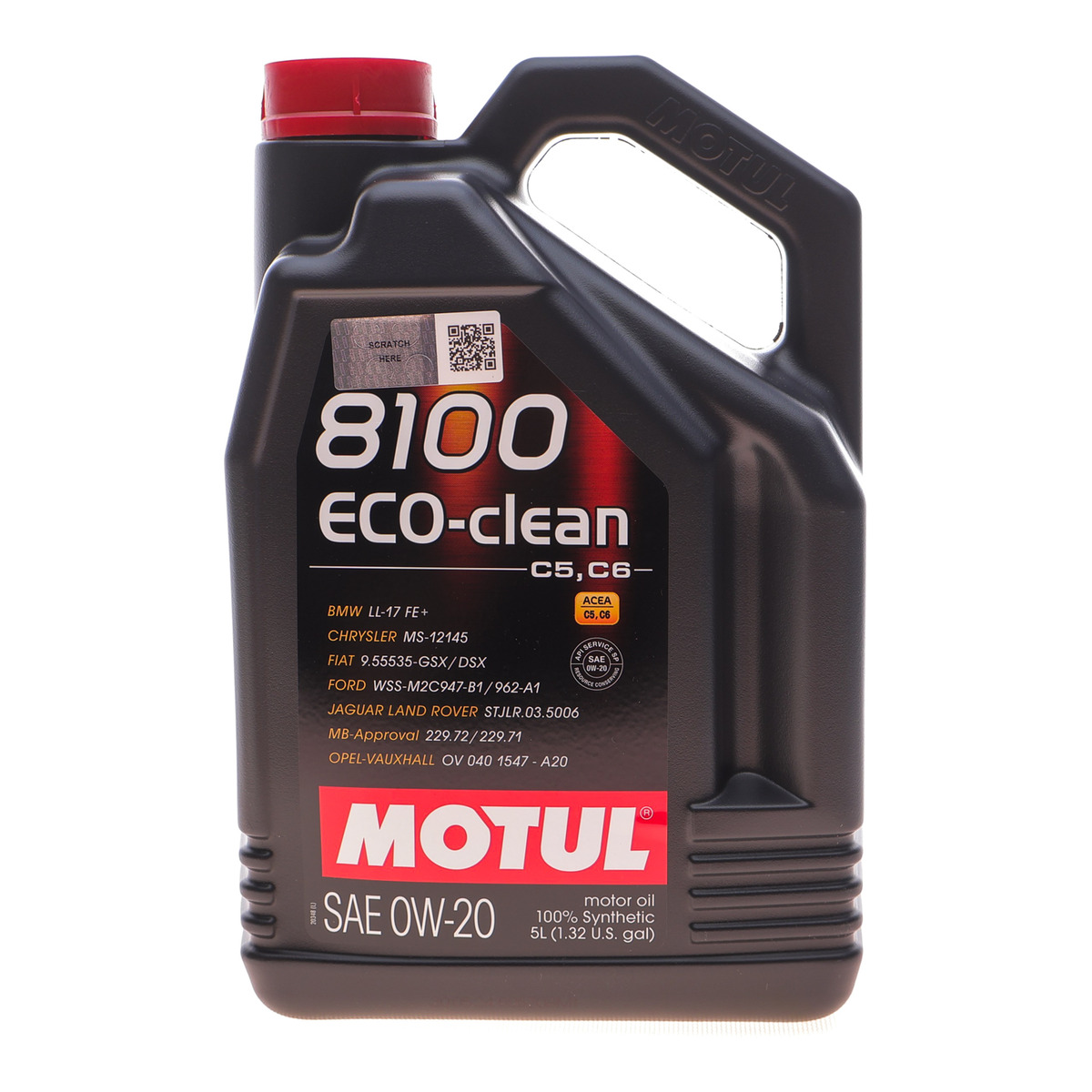 Масло 0W20 Eco-clean 8100 (5L)  (108862)