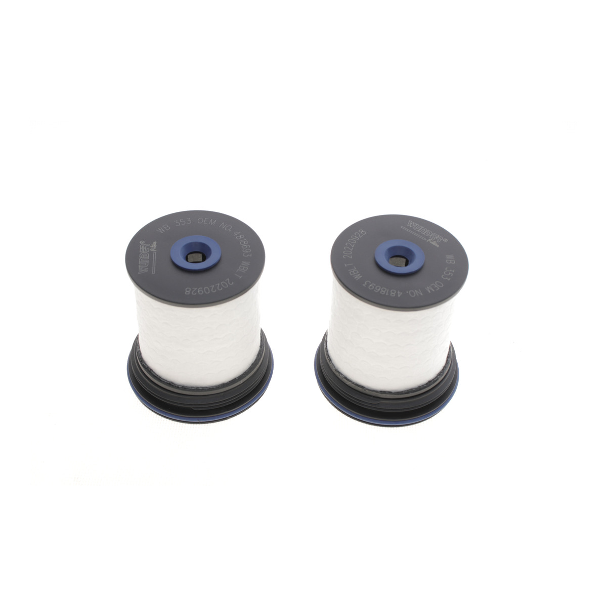 Фільтр паливний Opel Antara 2.2 CDTi 10- (к-кт 2 шт.) Wunder Filter