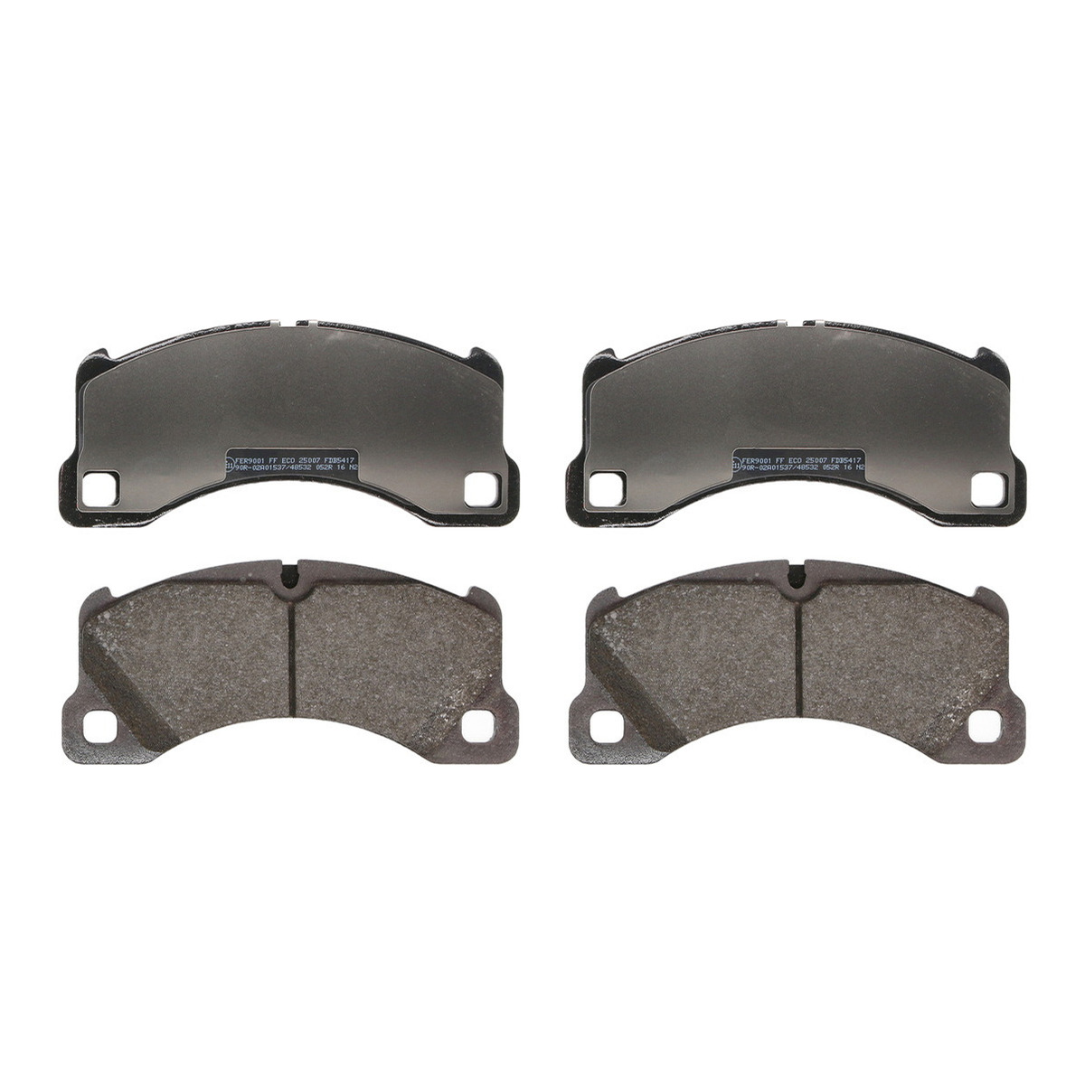 Комплект гальмівних колодок передн , PORSCHE CAYENNE, MACAN, PANAMERA, PANAMERA SPORT TURISMO, VW TOUAREG 2.0-6.0 05.02-