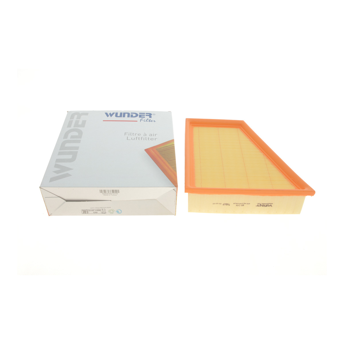 Фільтр повітряний Skoda Fabia/Roomster /VW Polo 1.2/1.4i 99-14 Wunder Filter