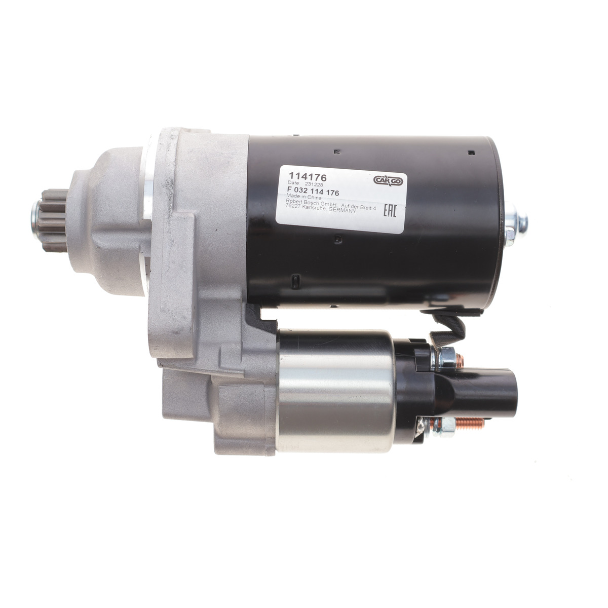 Стартер Audi A3/Skoda Octavia/VW Golf 1.6 03-13 (12V/1kw) (z=10) = 114176 HC-Cargo