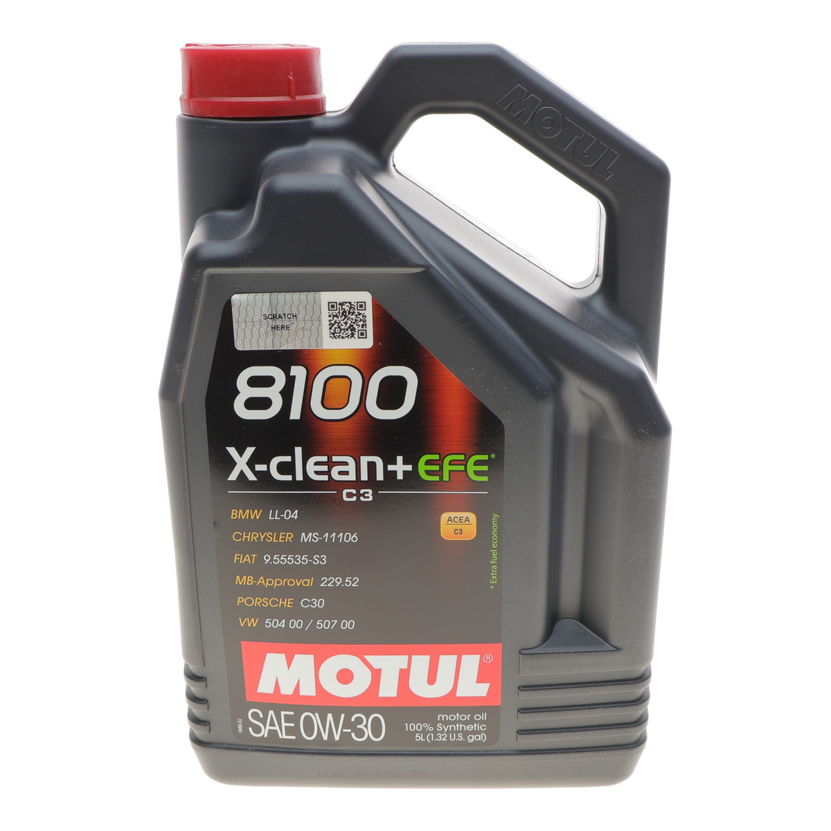 Масло 0W30 8100 X-clean+EFE (5L) (LL-04/VW 504 00/507 00/MB 229.52/Porsche C30) (111678)