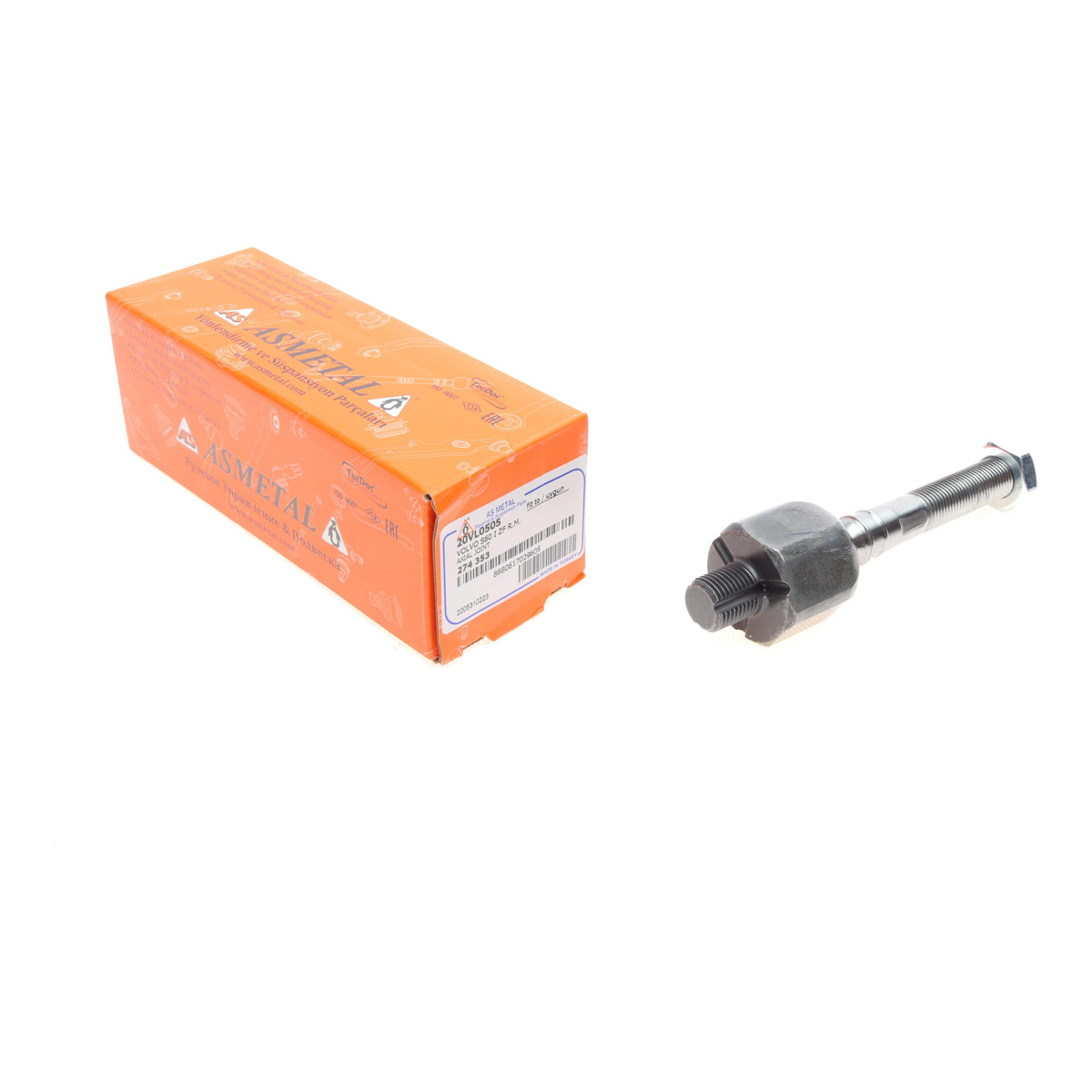 Тяга рульова Volvo S60/S80/V70 00-14 (L=126mm) ASMETAL