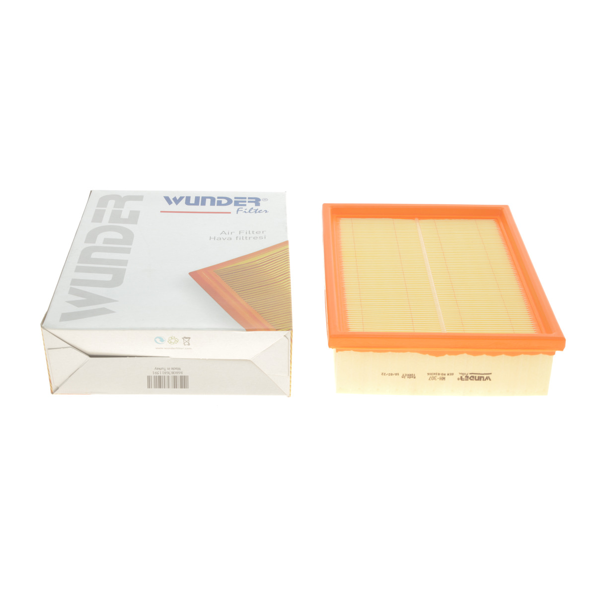 Фільтр повітряний Opel Vectra B 2.0DI/2.2DTI/2.2i 96-03 Wunder Filter