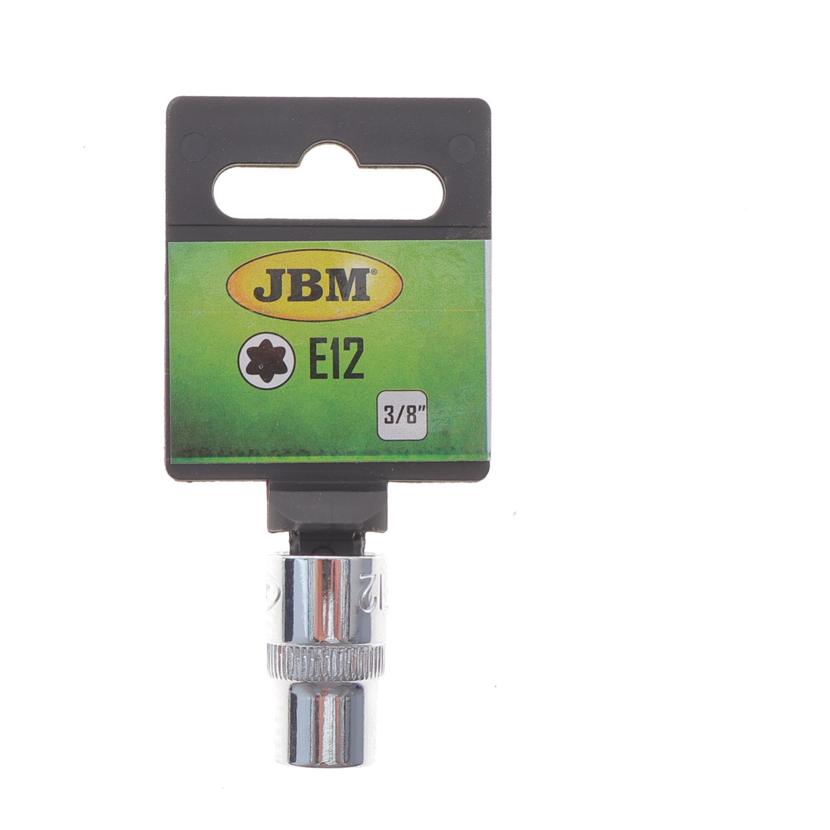 Головка торцева 3/8" E12 (хромована) JBM