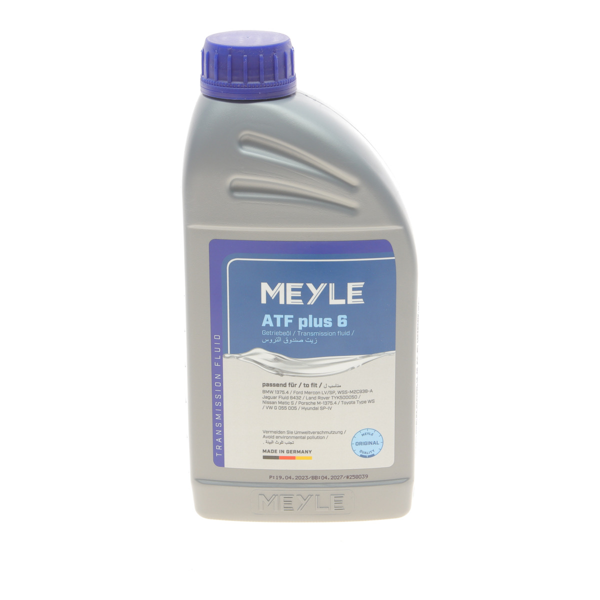 Масло АКПП ATF plus 6 (1L) BMW M 1375.4/VW G 055 005/ZF Lifeguard