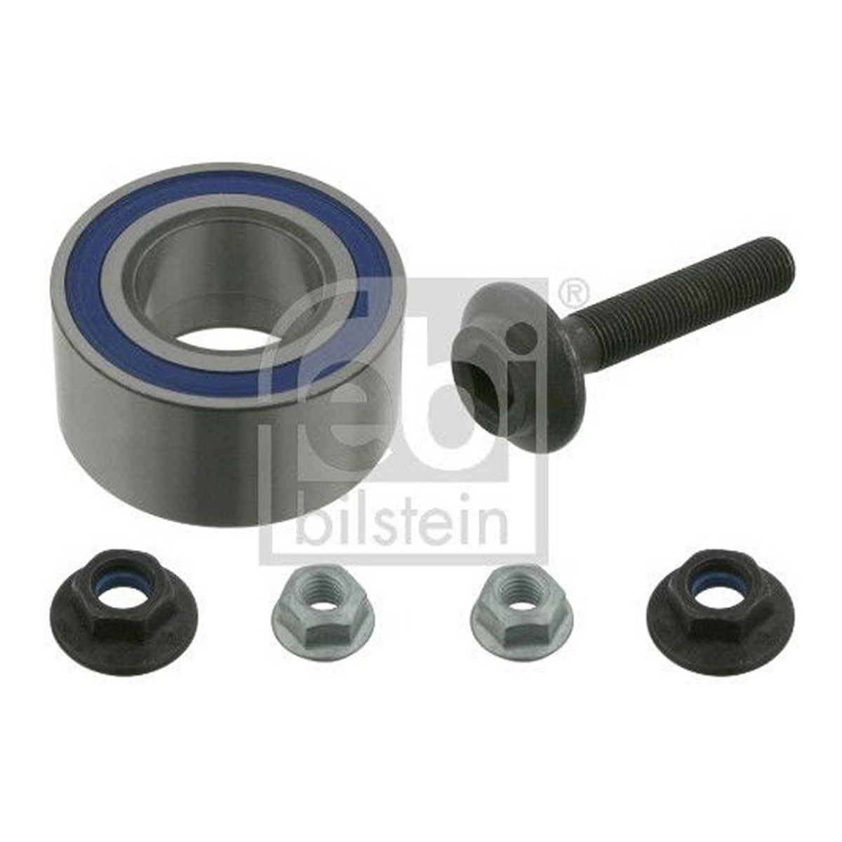 Підшипник маточини (передньої) Audi 80/90 88-96 (39x75x37) (к-кт з болтами) Febi Bilstein