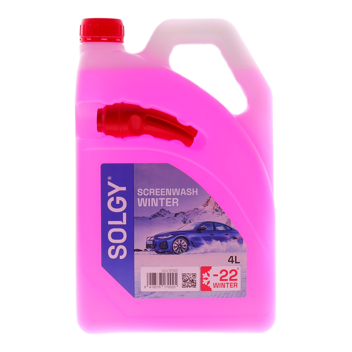 Омивач скла зима (4L) (-22°C) Solgy