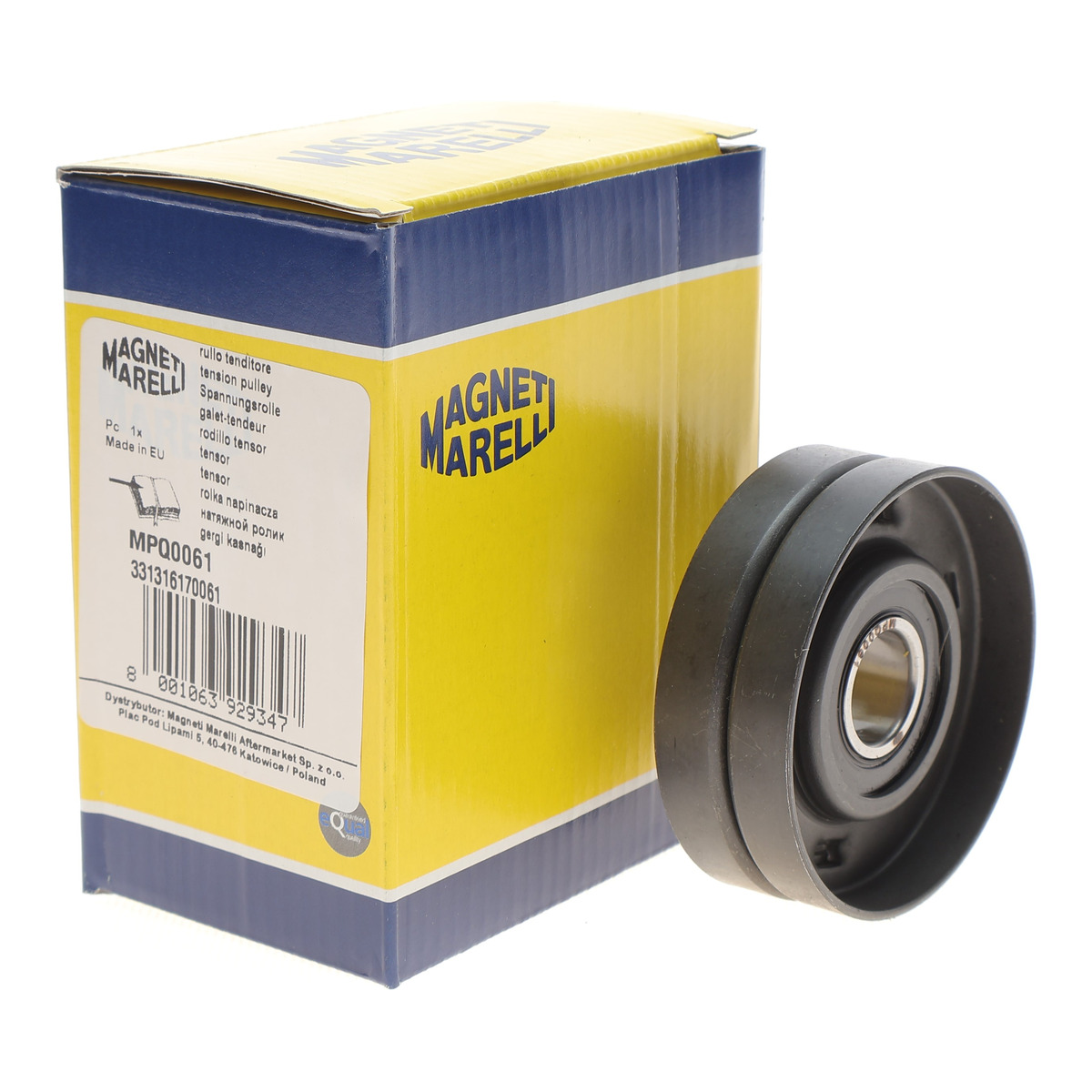 Ролик генератора Skoda Octavia/VW Golf 1.4/1.6 97-06 (натяжний) (MPQ0061) Magneti Marelli фото 2