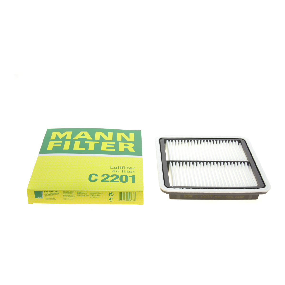 Фільтр повітряний Subaru Forester 2.5XT/2.0BiFuel/D/XT/Impreza 1.5-2.5/2.0D 07-/Legacy 2.0-3.0 03-14 Mann Filter