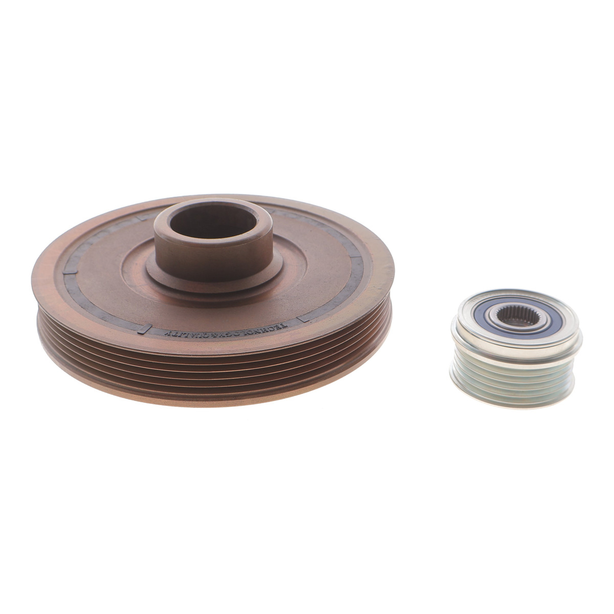 Шків колінвалу + шків генератора Mini (R56/R55/R60/R61) 1.6-2.0d (N47) 10-16/Toyota Rav 4 2.0 D 15-18 (5PK) (к-кт) IJS Group