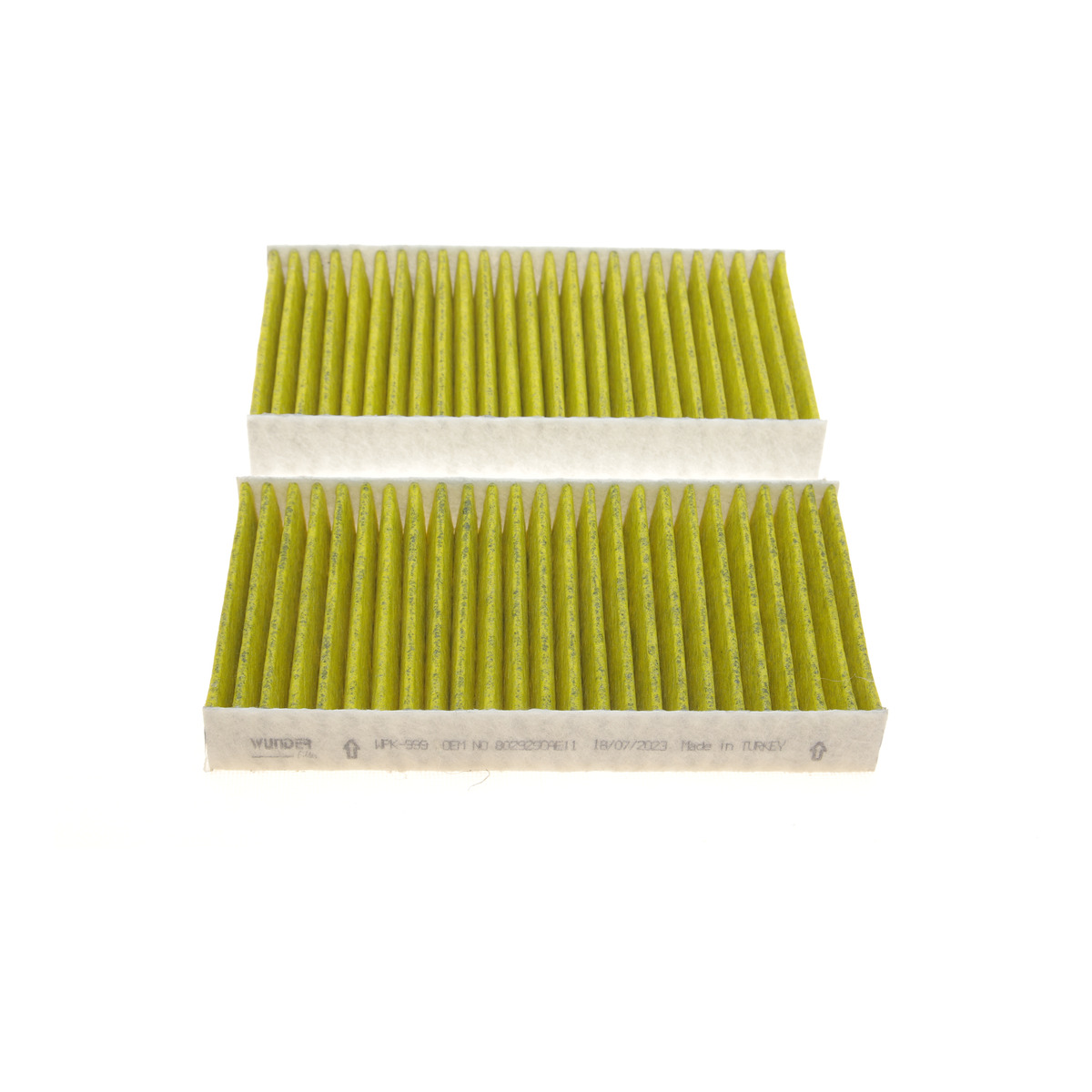 Фільтр салону Honda Civic 1.3/2.0i 01-05 (вугільний) (к-кт 2 шт.) Wunder Filter