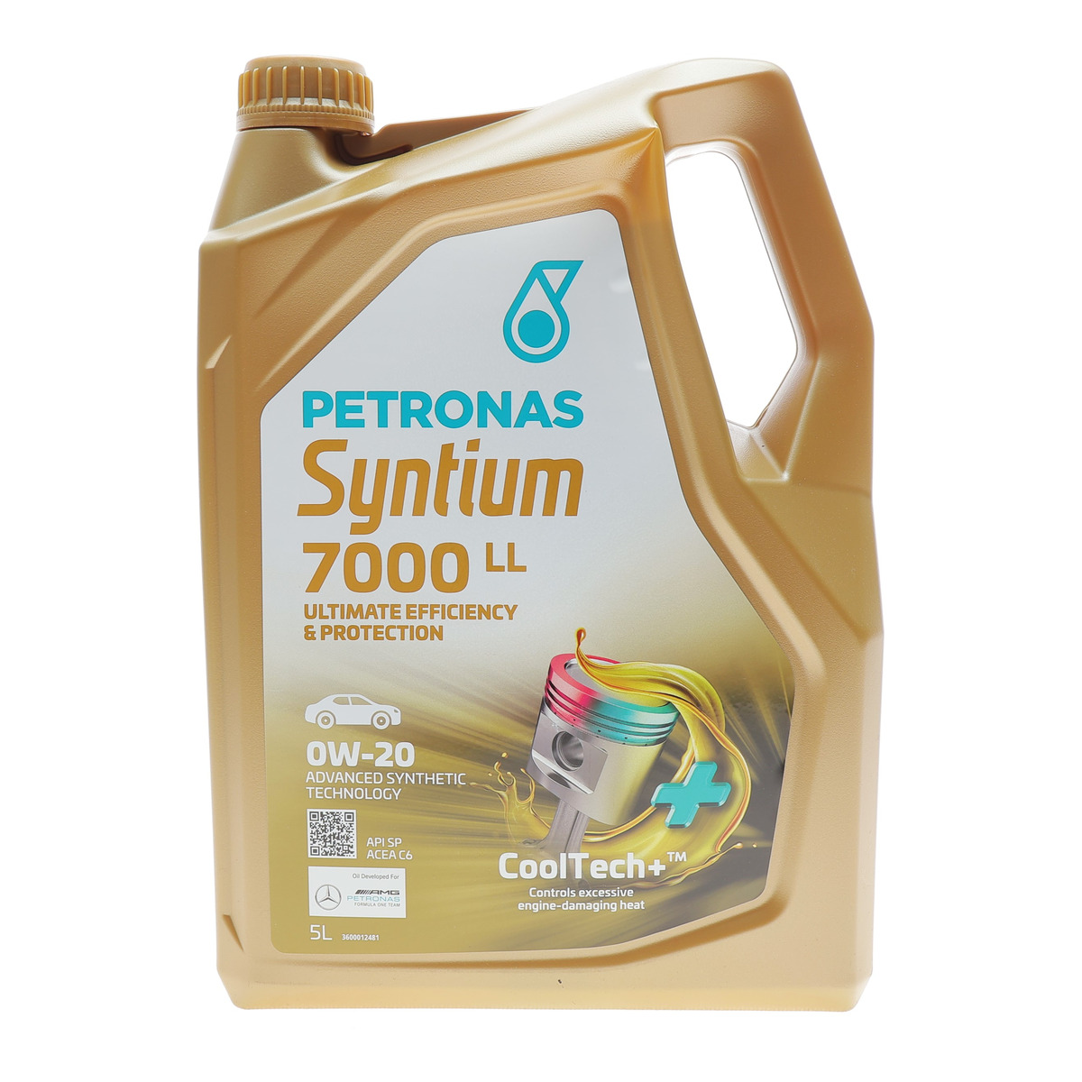 Олива 0W20 SYNTIUM 7000 LL (5L) (BMW LL-17 FE+) (API SP) (ILSAC GF-6A/ACEA C6) (з-на на 71224M12EU) PETRONAS