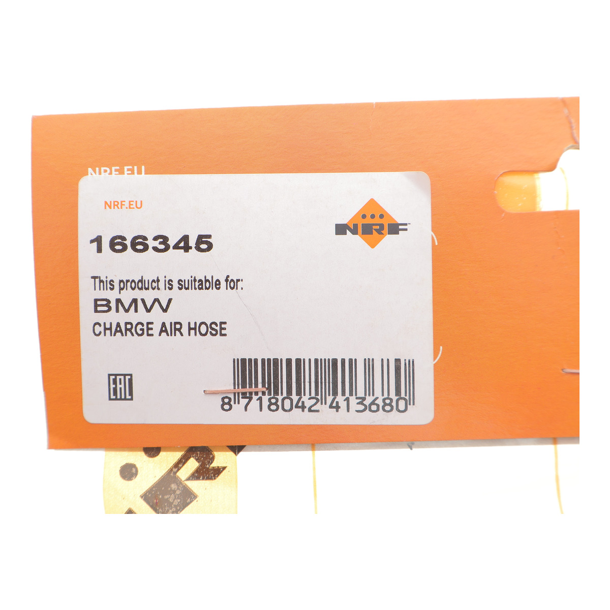 Патрубок інтеркулера (R) BMW 1 (E81/E87/E82) 2.0D 04-11 N47 NRF