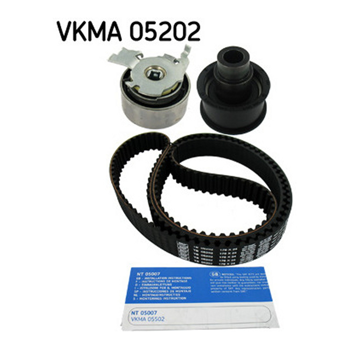 Комплект ГРМ (ремінь + ролик) OPEL ASTRA F, ASTRA G, KADETT E, KADETT E COMBO, VECTRA A 1.7D 08.88-04.05
