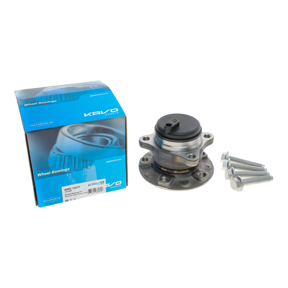 Підшипник маточини (задньої) Citroen C4 Aircross/Opel Combo 18-/Peugeot 308 13- (+ABS) KAVO PARTS