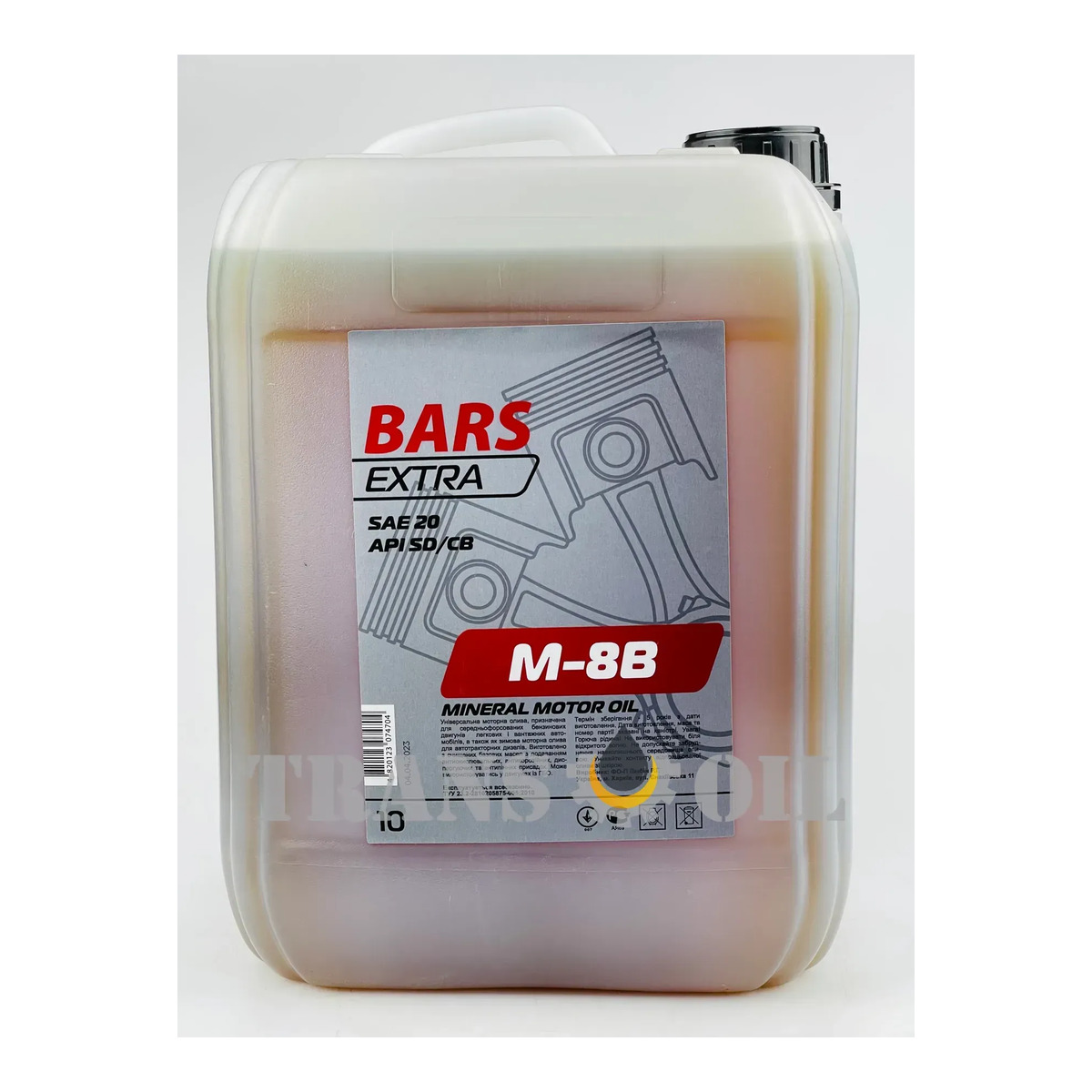 Олива моторна BARS ЕХТRА М-8В 10л