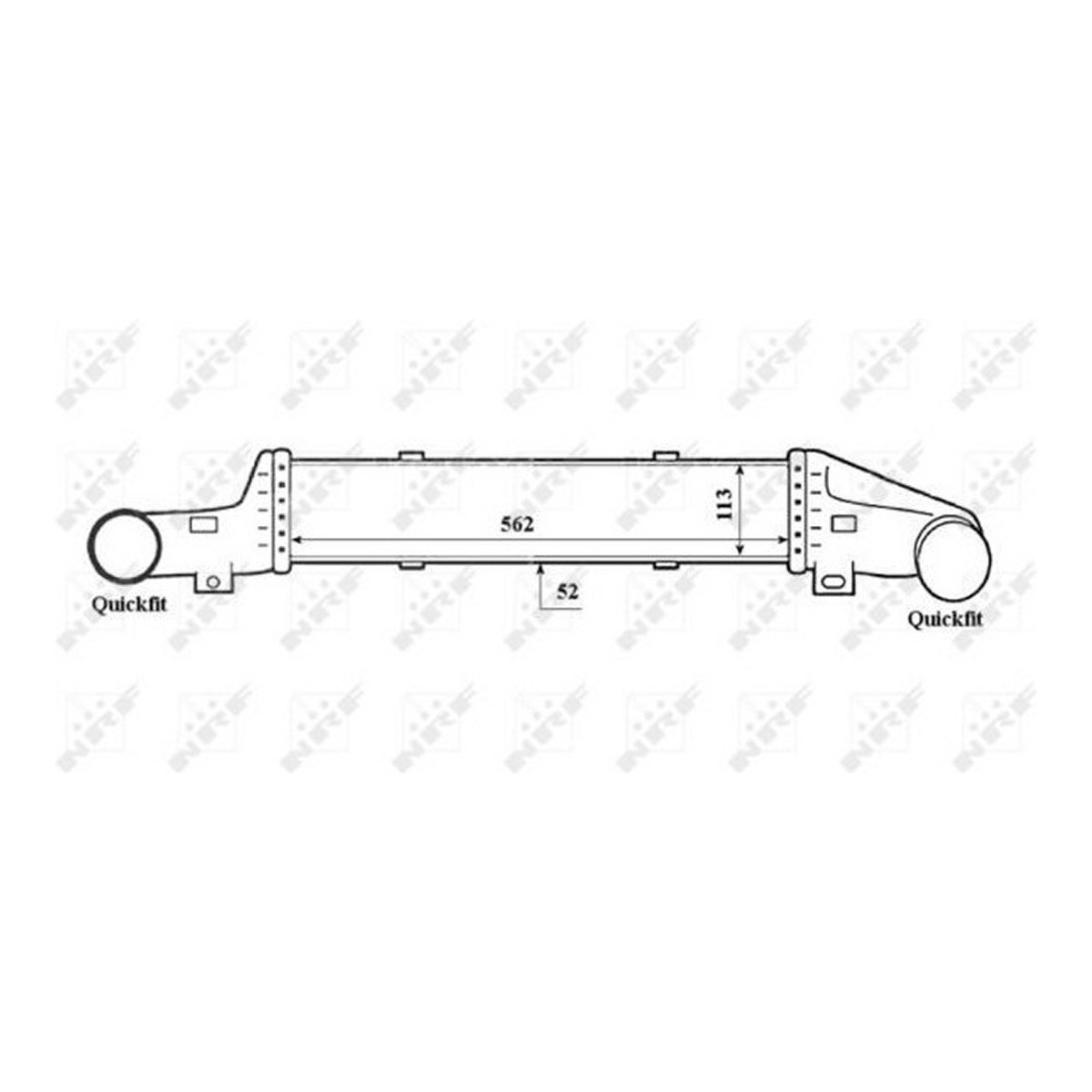 Радиатор интеркулера MB E-class (W210) 97-03 фото 6