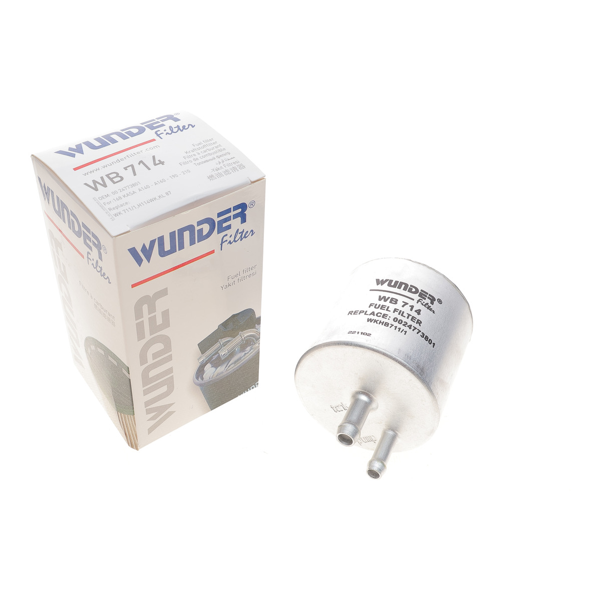Фільтр паливний MB (W168) (бензин) Wunder Filter