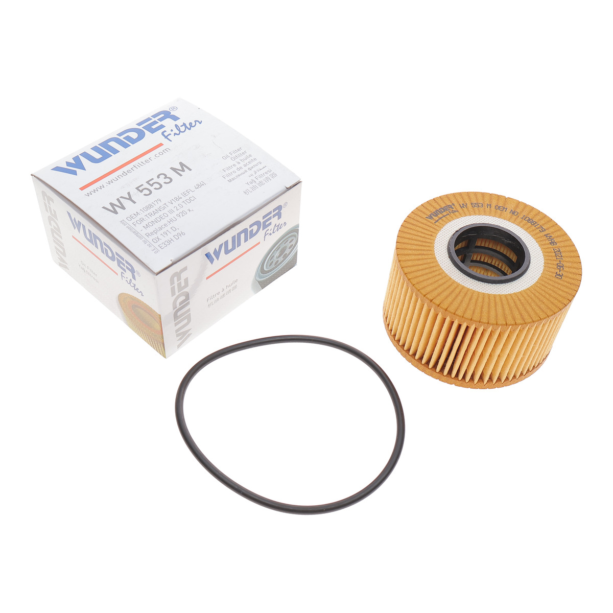Фільтр масляний Ford Transit 00-06 Wunder Filter