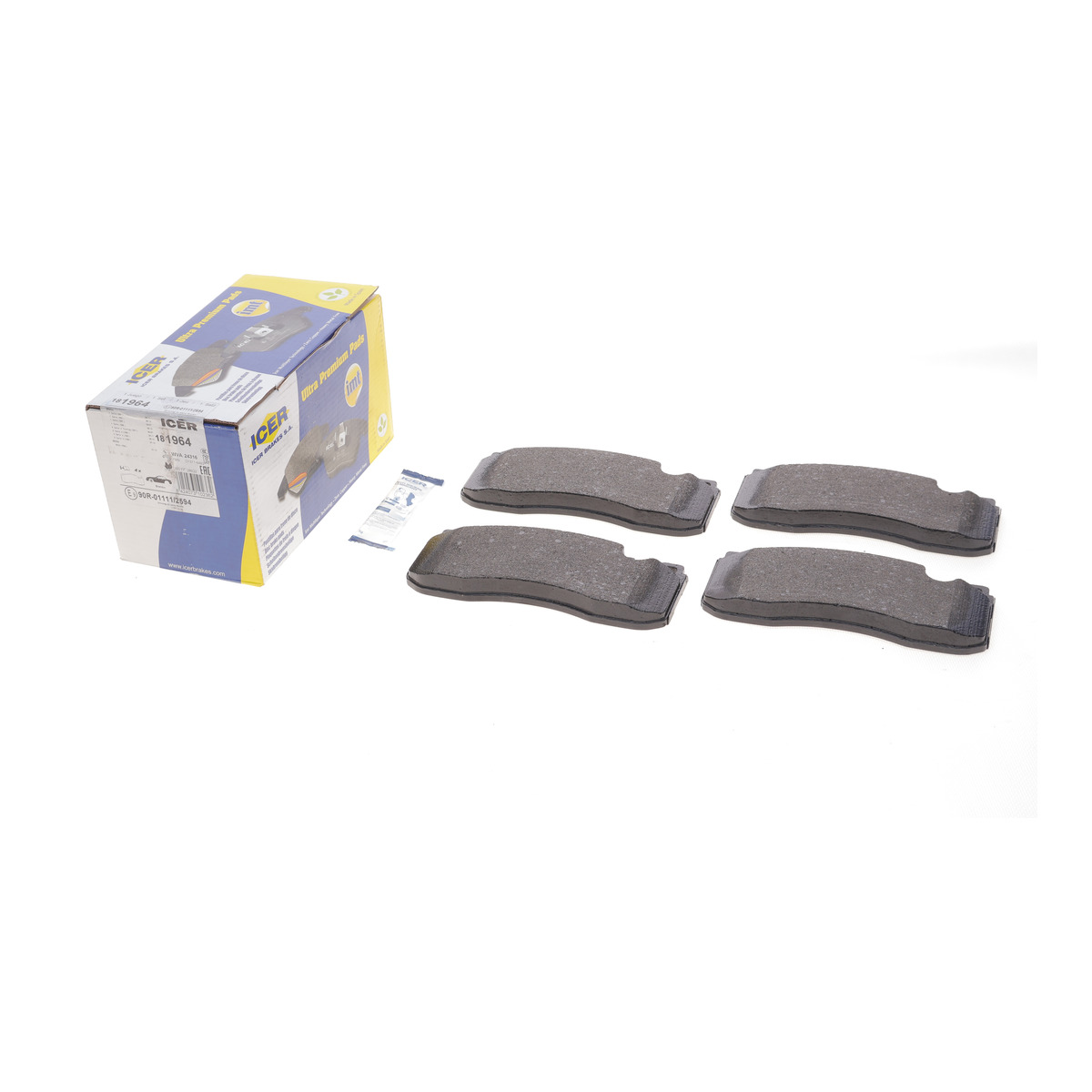 Колодки гальмівні (передні) BMW 1 (E81/E82/E87/E88)/3 (E90/E91/E92/E93) 04-13/Mini Mini 07-13 Icer