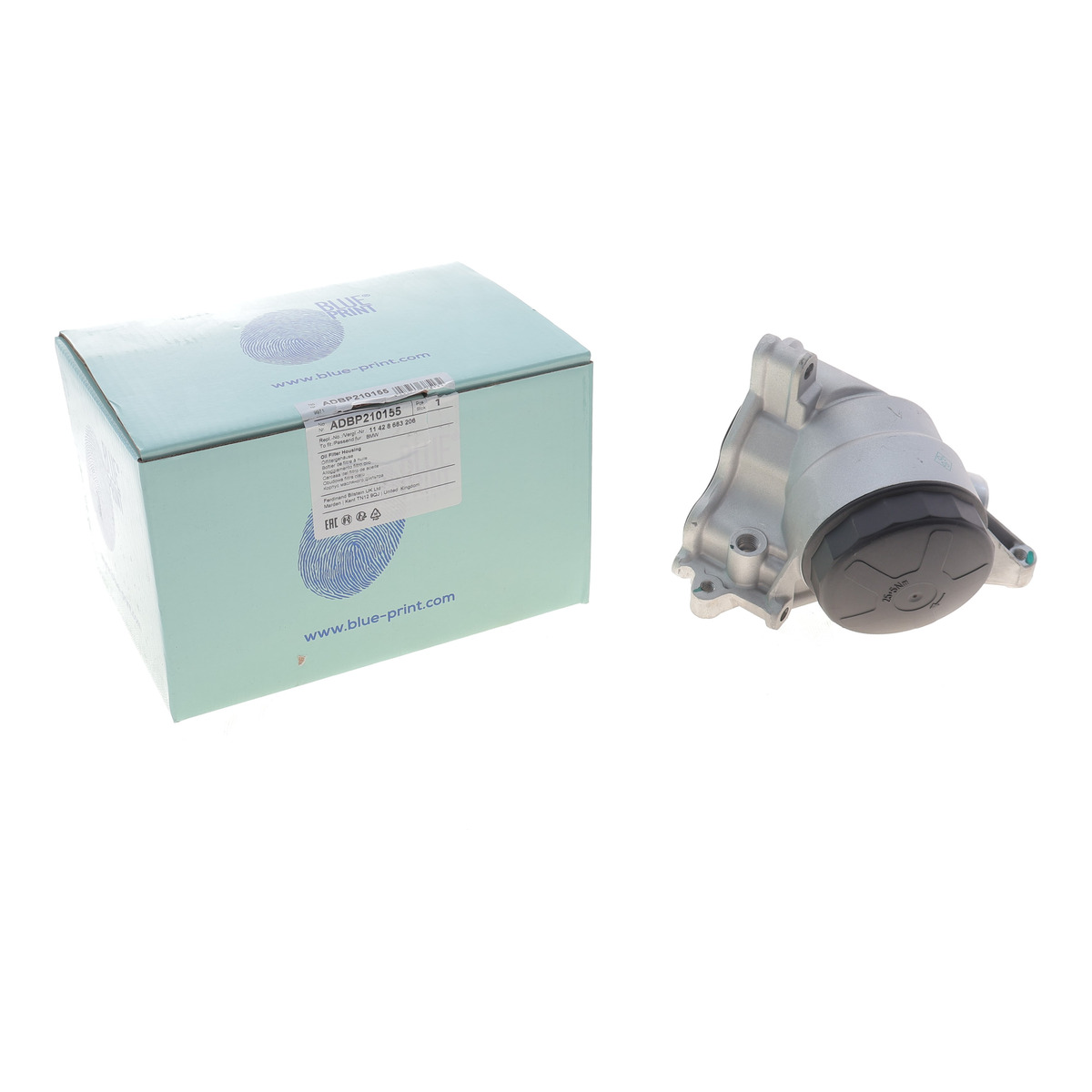 Корпус фільтра масляного BMW 3 (E90)/5 (F10)/6 (E63)/X5 (F15)/X6 (E71) 04-18 N20/N26/N52/N53/N55 Blue Print