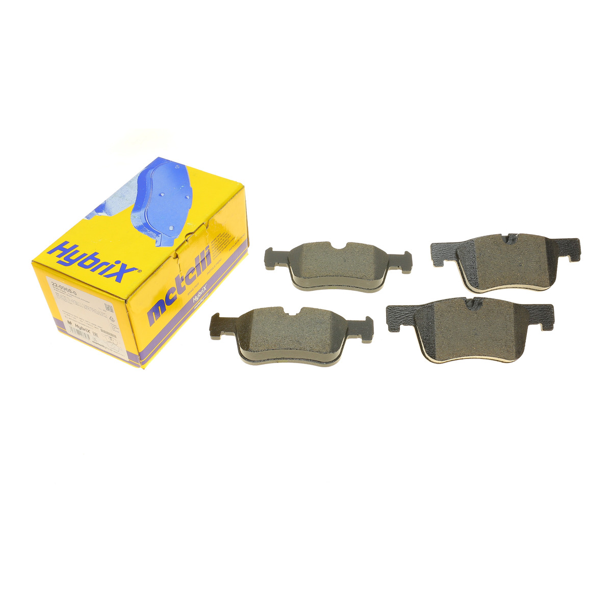 Колодки гальмівні (передні) BMW 1 (F20/F21)/3 (F30/F31/F34/G20/F80)/4 (F32/F36/F82)/7 (F01-04) 10- Metelli