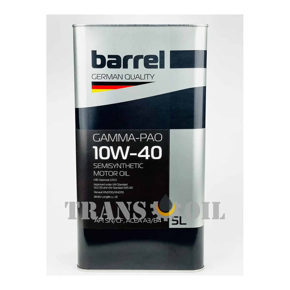 Олива моторна Barrel Gamma-Pao 10W-40 5л.