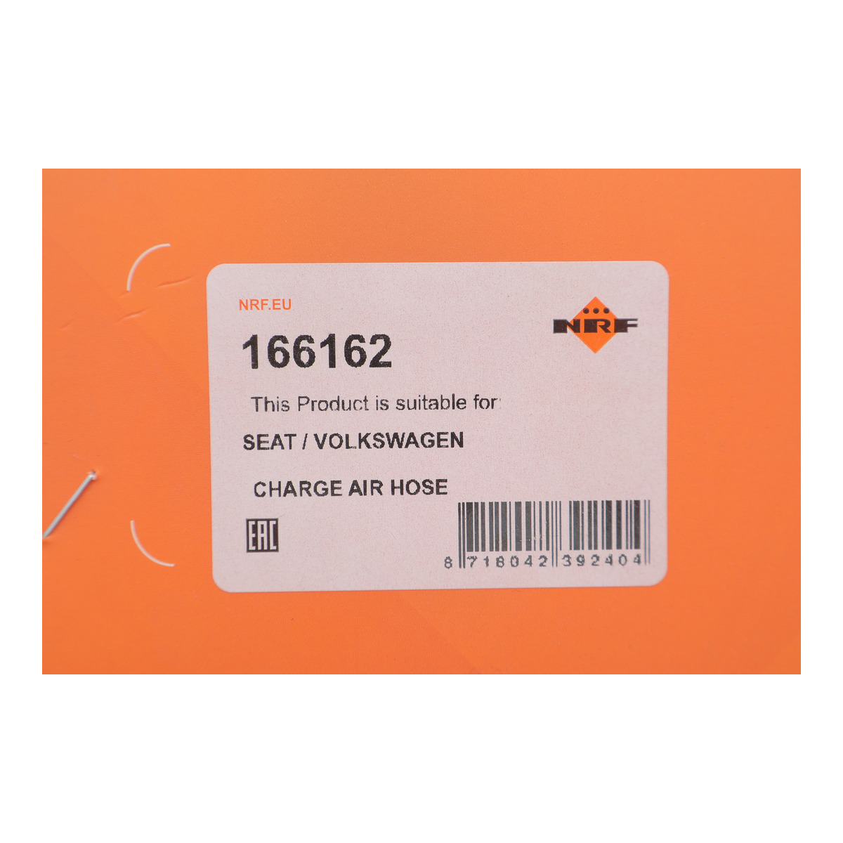 Патрубок інтеркулера Audi A3/ TT/ VW Golf/ Bora/ Skoda Octavia I/ Seat Leon 1.8 T 96-10 NRF фото 2