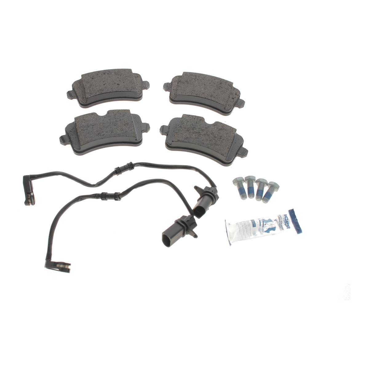 Колодки гальмівні (задні) Audi A6 C7/A7 Sportback/A8 D4 10-18 (+датчики L=295mm) Icer