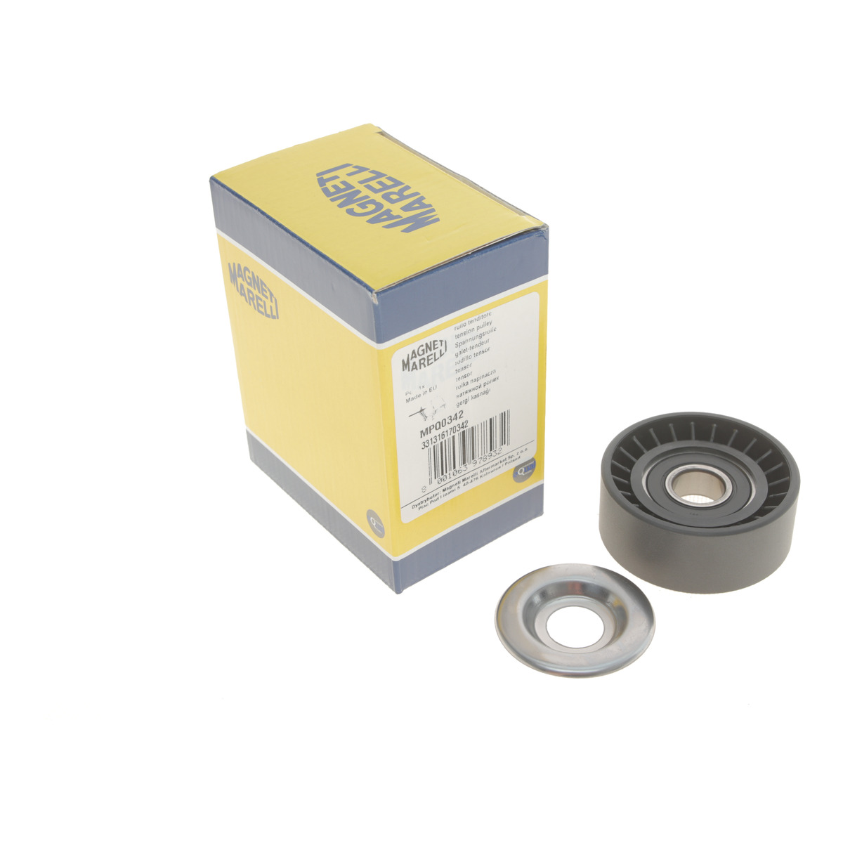 Ролик генератора Renault Kangoo/Megane II/Scenic II 1.6/1.4-1.5D 00- (натяжний) (65x26) (MPQ0342) Magneti Marelli