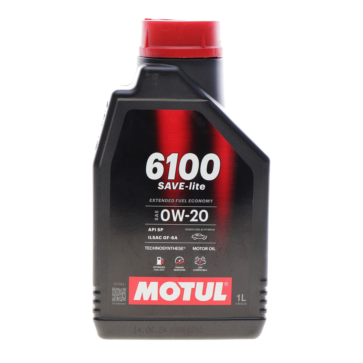 Олива 0W20 6100 Save-lite (1L) (PERFORMANCE SP/ILSAC GF-6A) (113135) Motul