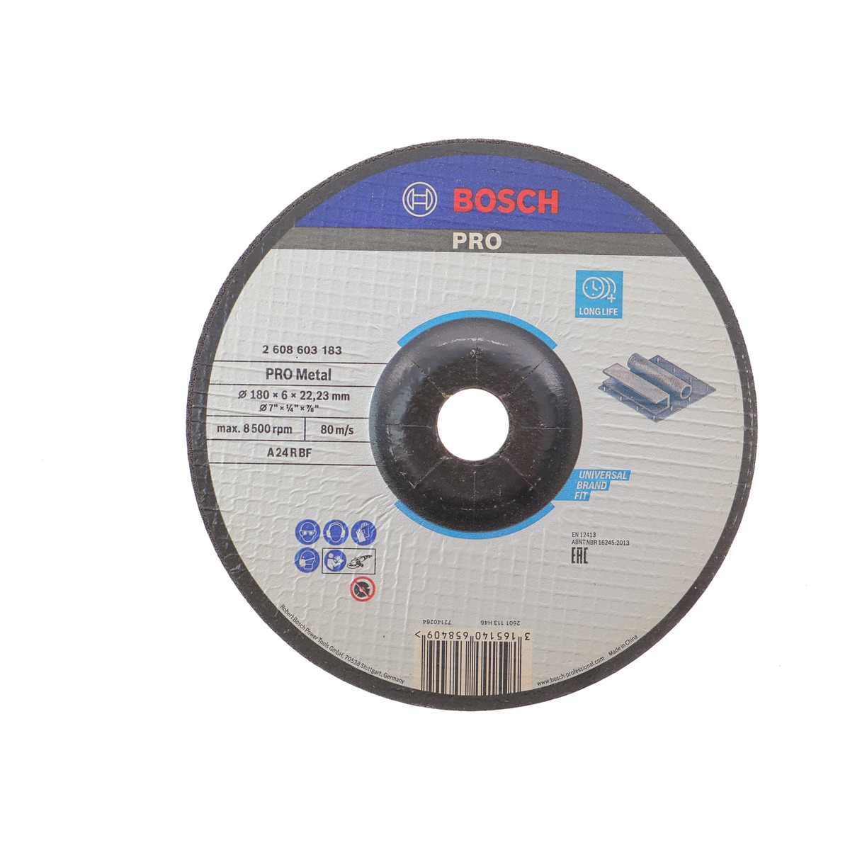 Круг зачисний 180x6x22,23 мм Bosch