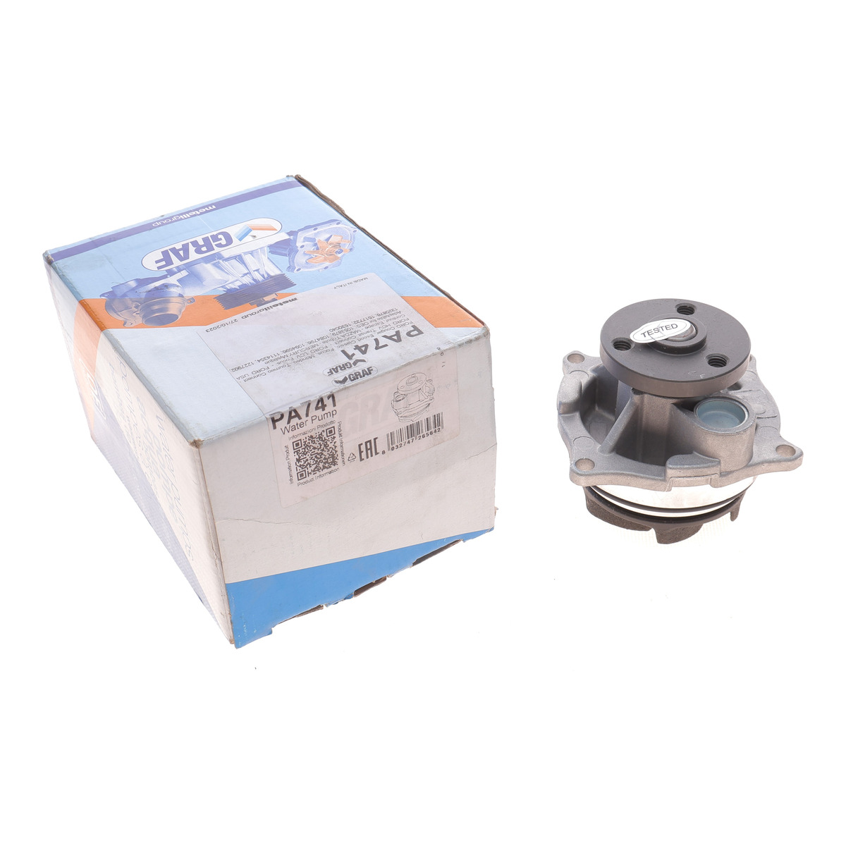 Помпа води Ford Focus I/Mondeo II/Transit/Tourneo Connect 1.6/1.8/2.0 16V 02-13 (R/B) (6 лоп.) GRAF