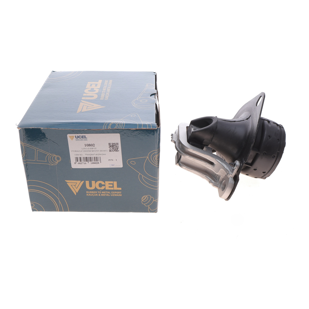 Подушка двигуна (R) Renault Laguna 1.8 16V/1.9 dCi/2.0 16V 95-01 UCEL