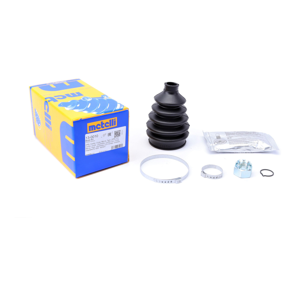 Пильник ШРКШ (зовнішній) Opel Combo 01-/Corsa C 00-09/Meriva A 03-10/Tigra 94-10 (22x72x127) (к-кт) Metelli