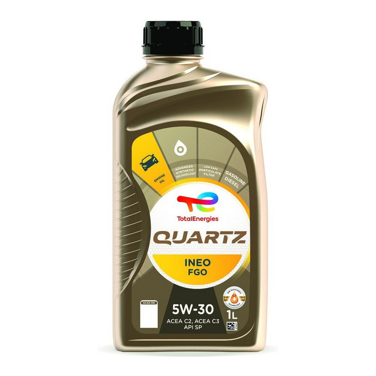 Олива моторна QUARTZ INEO FGO 5W30 1л