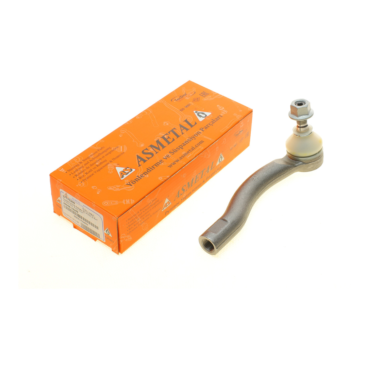 Наконечник тяги рульової (R) Toyota Corolla 02-07/Yaris 05- ASMETAL