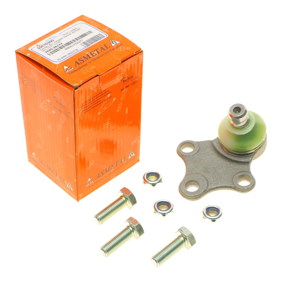Опора кульова (передня/знизу) Citroen Berlingo/Peugeot Partner 96- (d=16mm) (+PS) ASMETAL