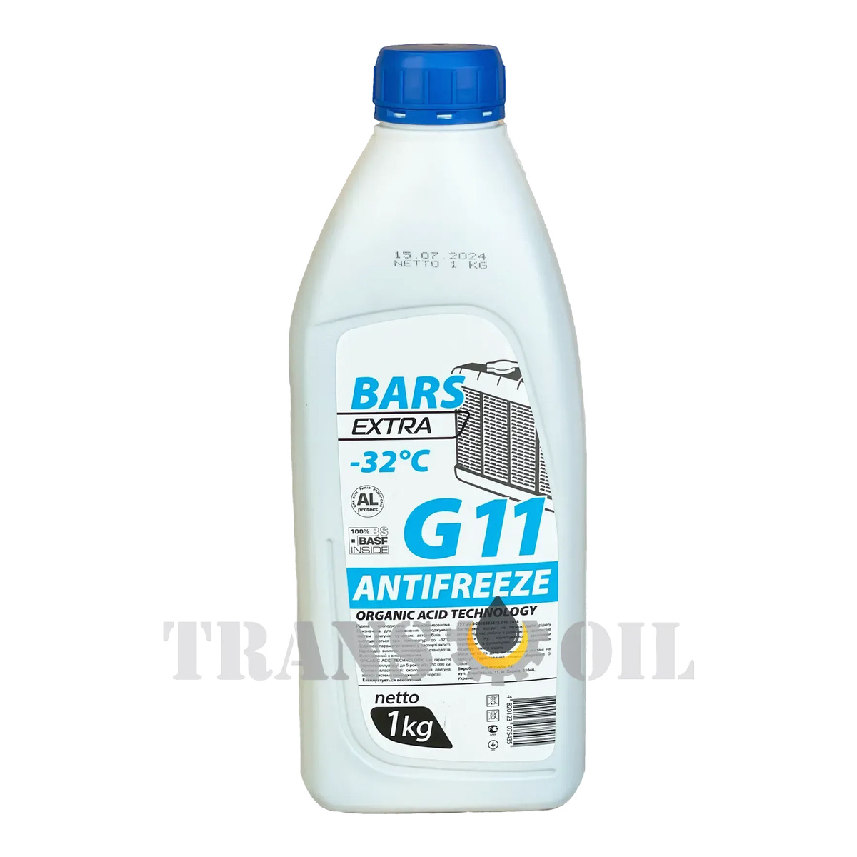 BARS EXTRA Антифриз -32С G11 синій 1кг