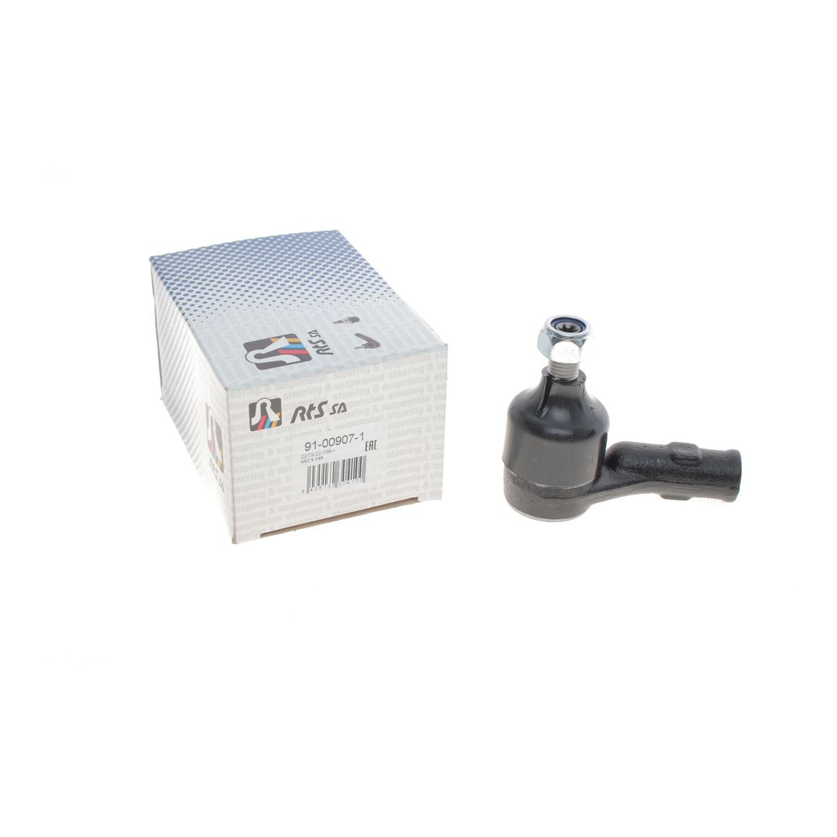 Наконечник тяги рульової (R) Audi A3 96-03/Skoda Octavia 96-10/VW Golf IV 97-05 (L=75mm) (короткий) RTS