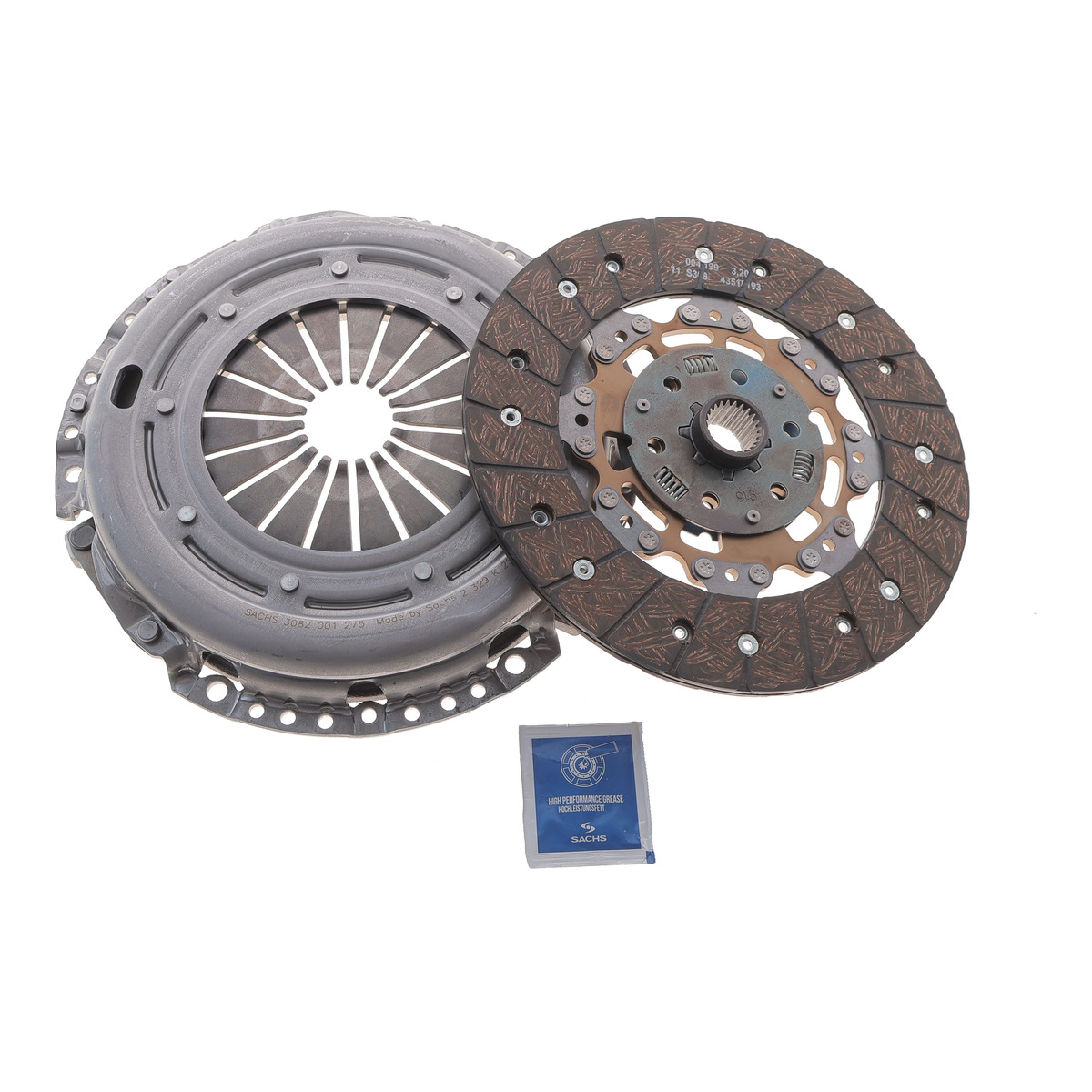 Комплект зчеплення Ford Focus 1.6 TDCi 04-12 (d=240mm) (z=23) SACHS