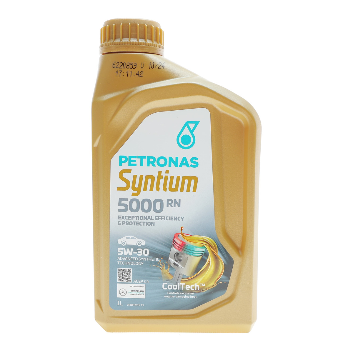 Олива 5W30 SYNTIUM 5000 RN (1L) (RN 0720/MB 226.51) (ACEA C4) (з-на на 71239E18EU) PETRONAS