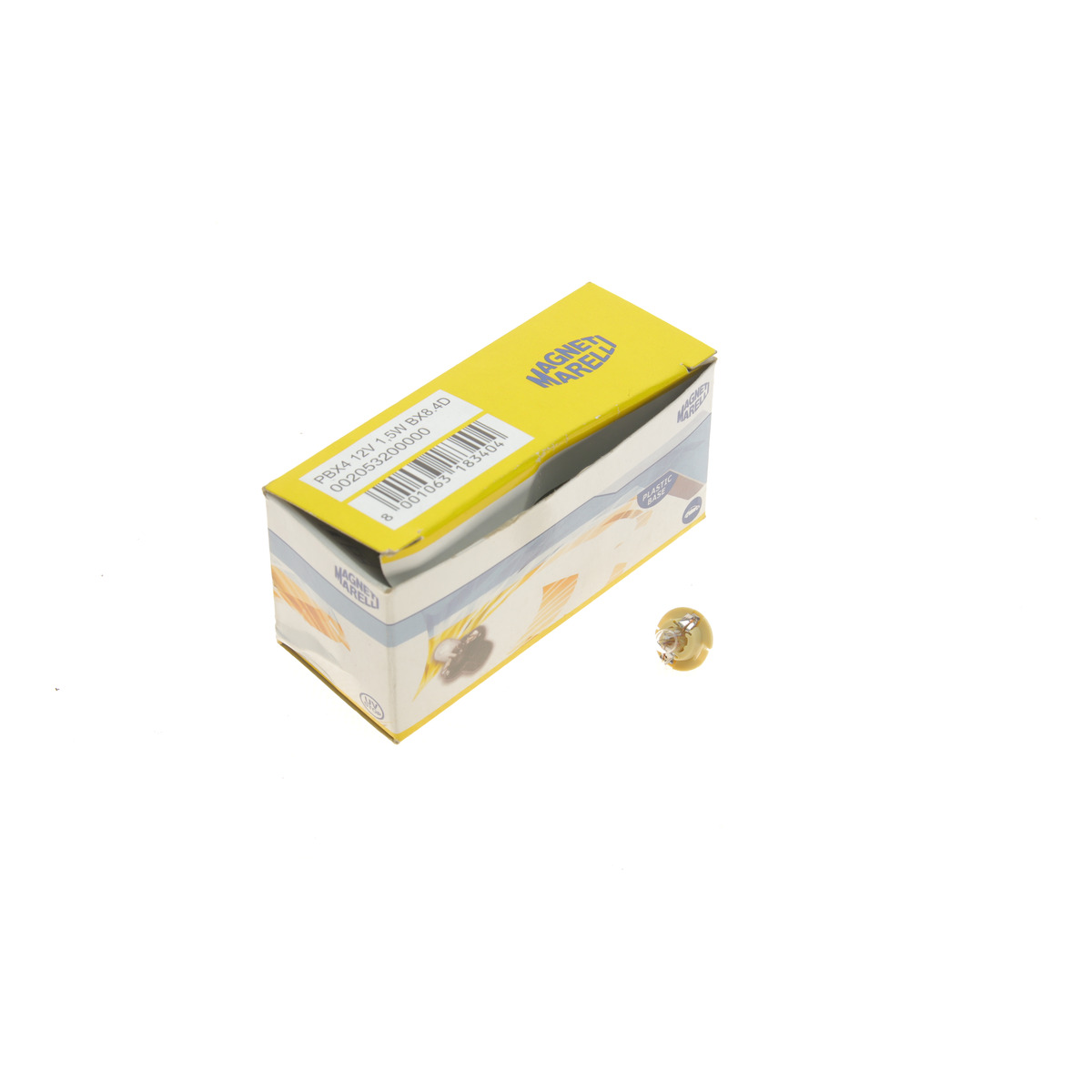 Автолампа PBX4 12V 1.5W BX8.4d (в щиток приборов/бежевая)
