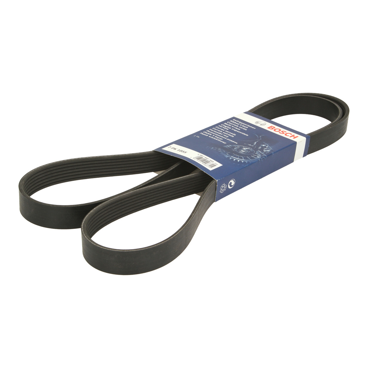 Ремінь генератора BMW 3 (E90) 06-11 (M54) (7PK1855) Bosch